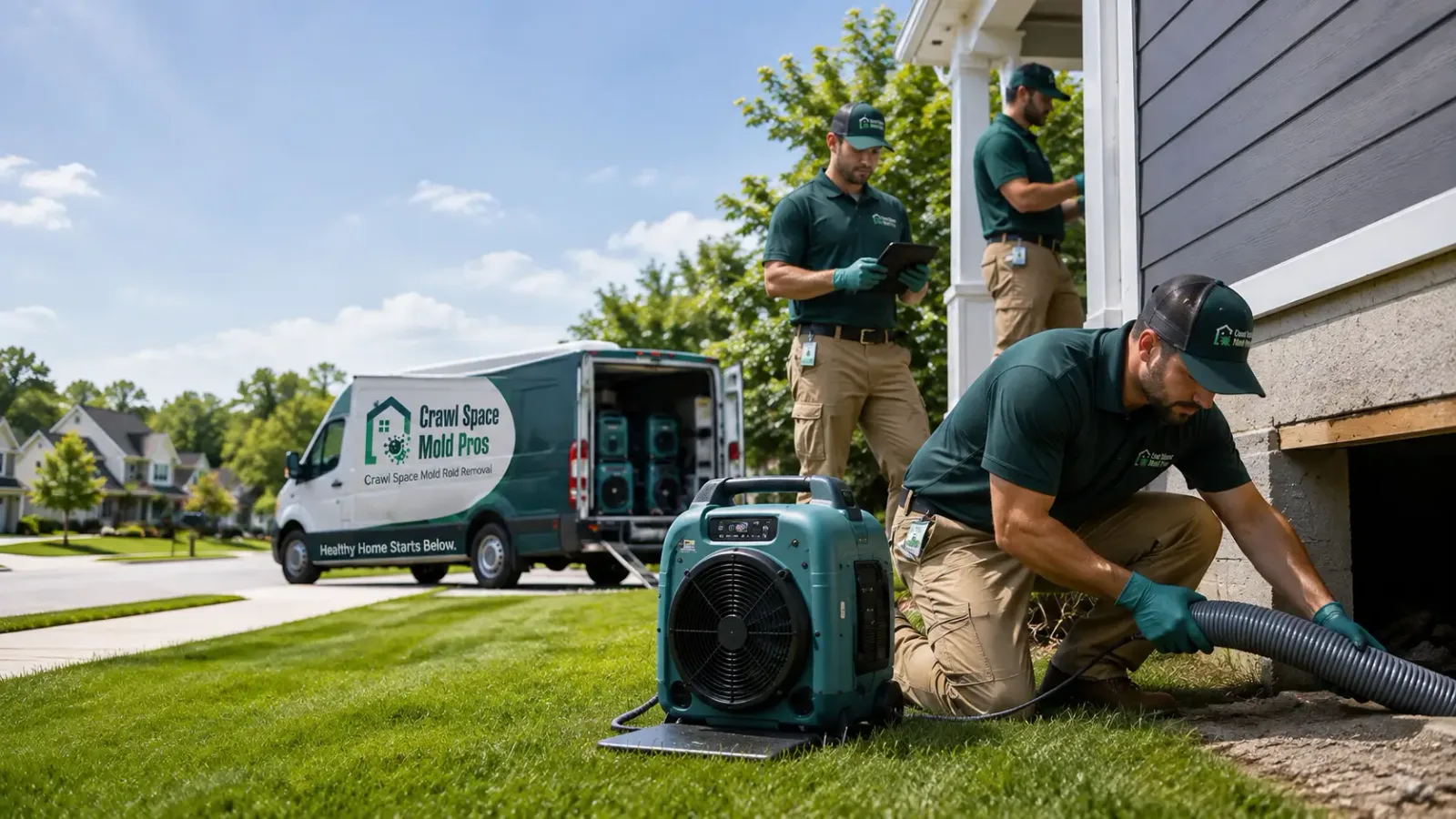 Crawl Space Mold Removal in Dover, OH